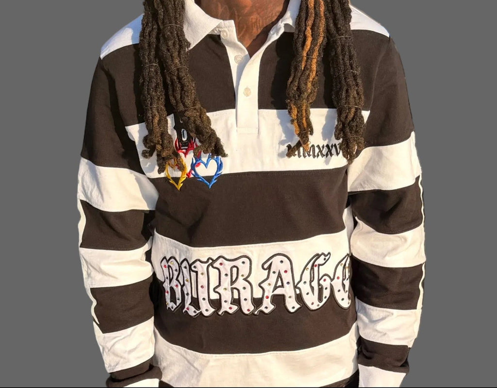 Rhinestone polo