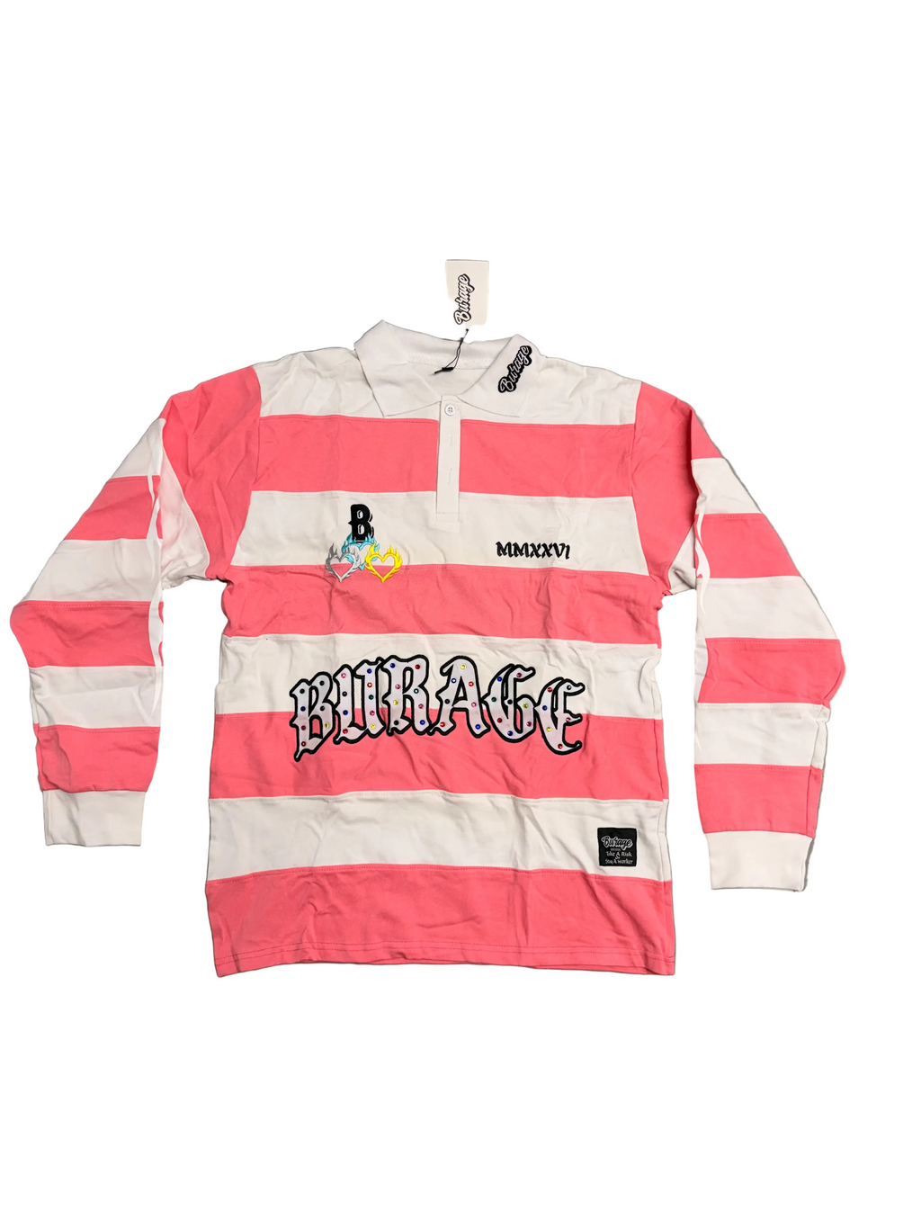 Rhinestone polo