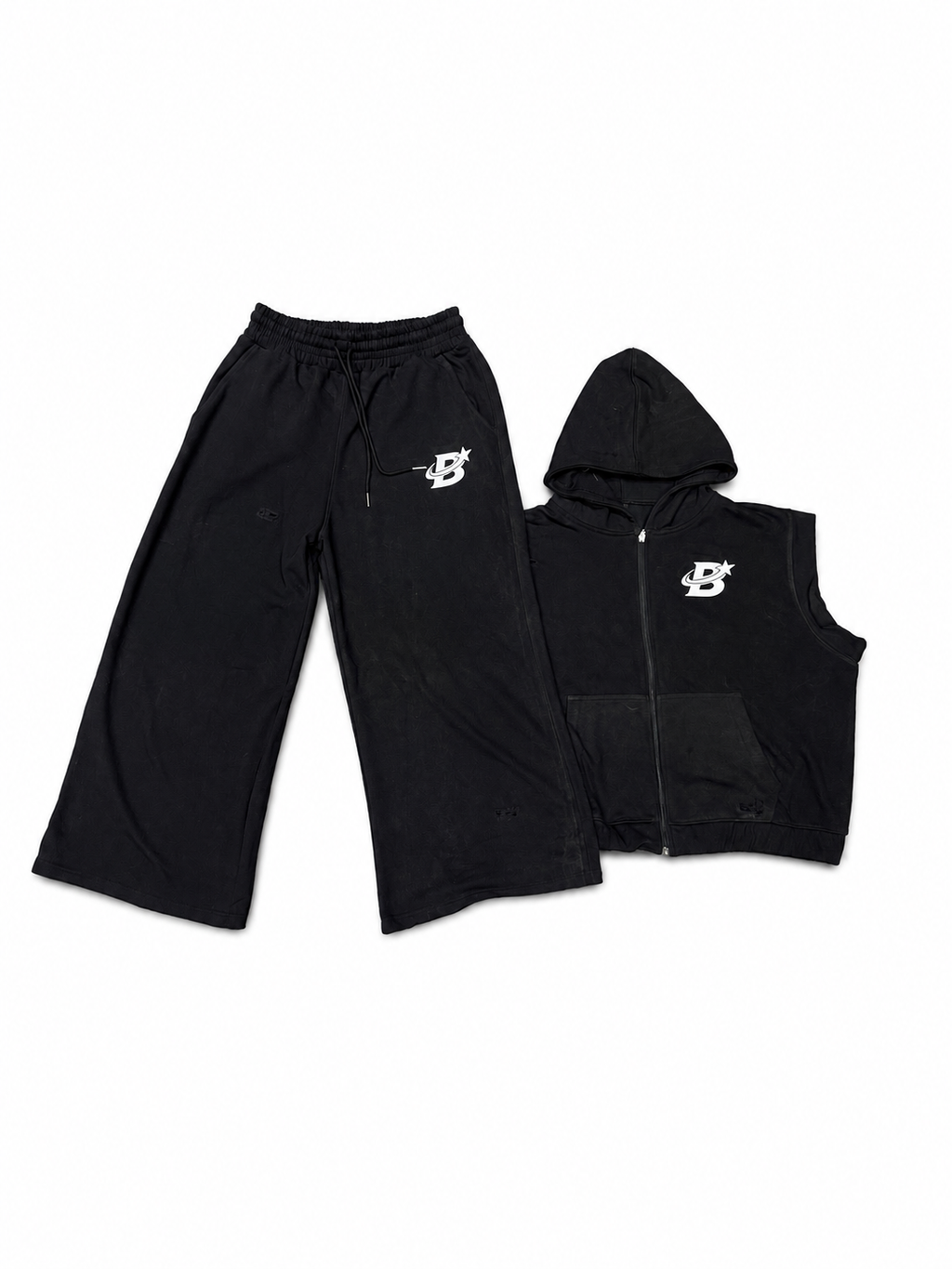 Buck$ Black Acid wash set